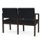 Lesro 2 Seat Tandem Seating W/ No Center Arm, 44 in W 26 in L 31.5 in H, Lenox Series LW2101 - alternate 2